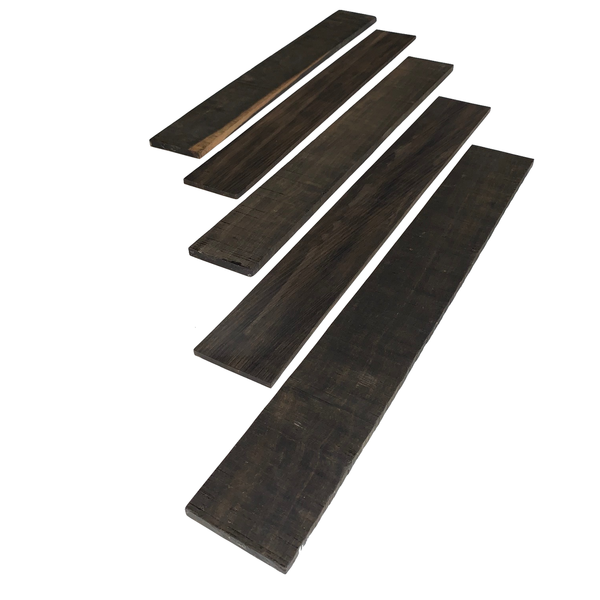 Gaboon Ebony Quartered Guitar Fretboard