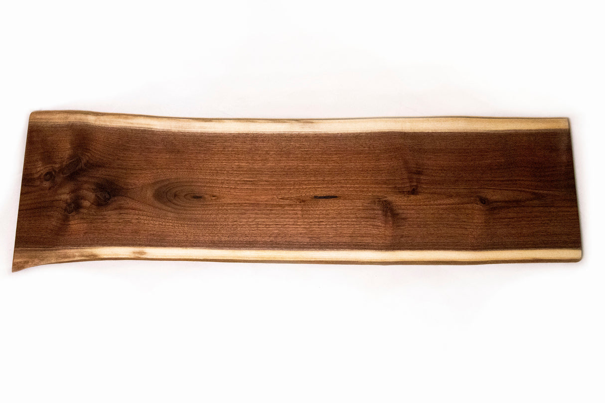 Finished Black Walnut Charcuterie Boards