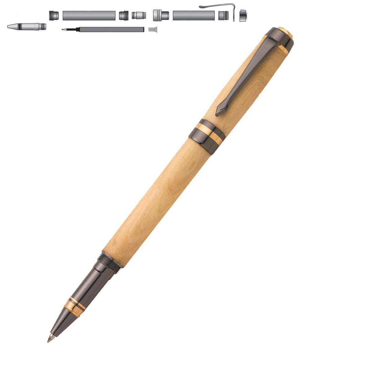 Classic Elite2 24kt Gold Rollerball Pen Kit