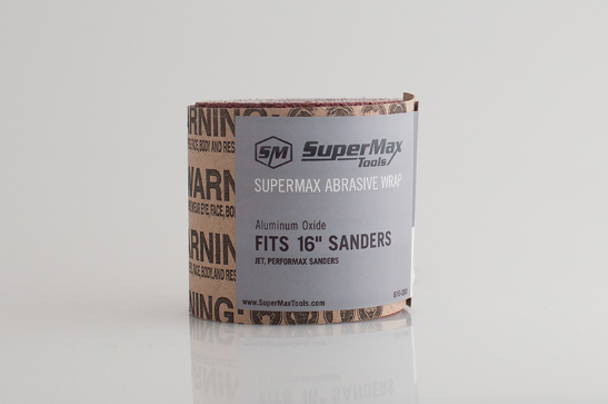 4 Pack Assorted Grit Abrasive Wraps for 16-32 Supermax Sander