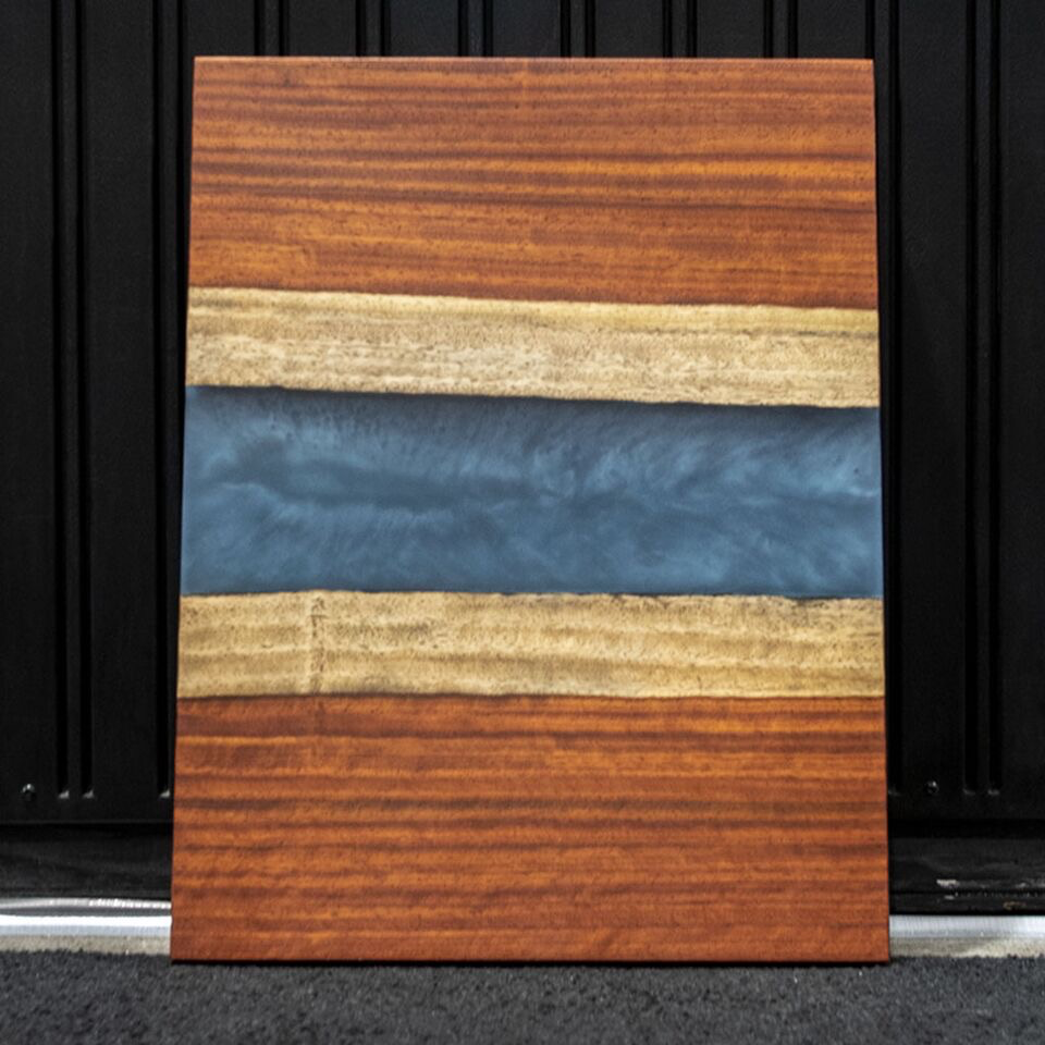 Resin Art Padauk Blue