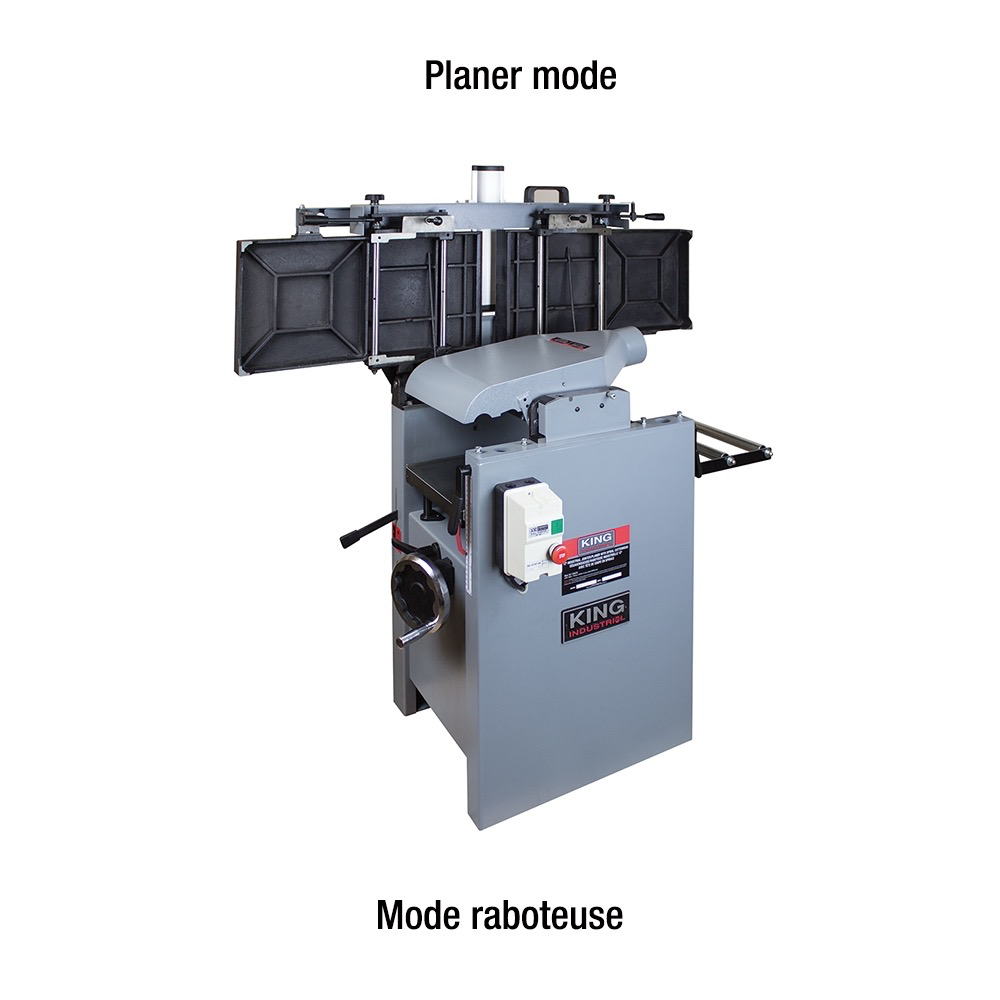 Jointer/Planer - 12" w/ Spiral Cutterhead