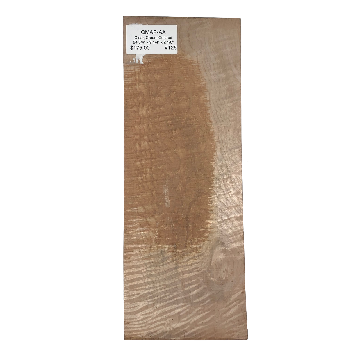 Guitar Body - Quilted Maple - #126