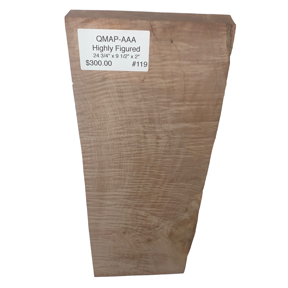 Guitar Body - Quilted Maple - #119