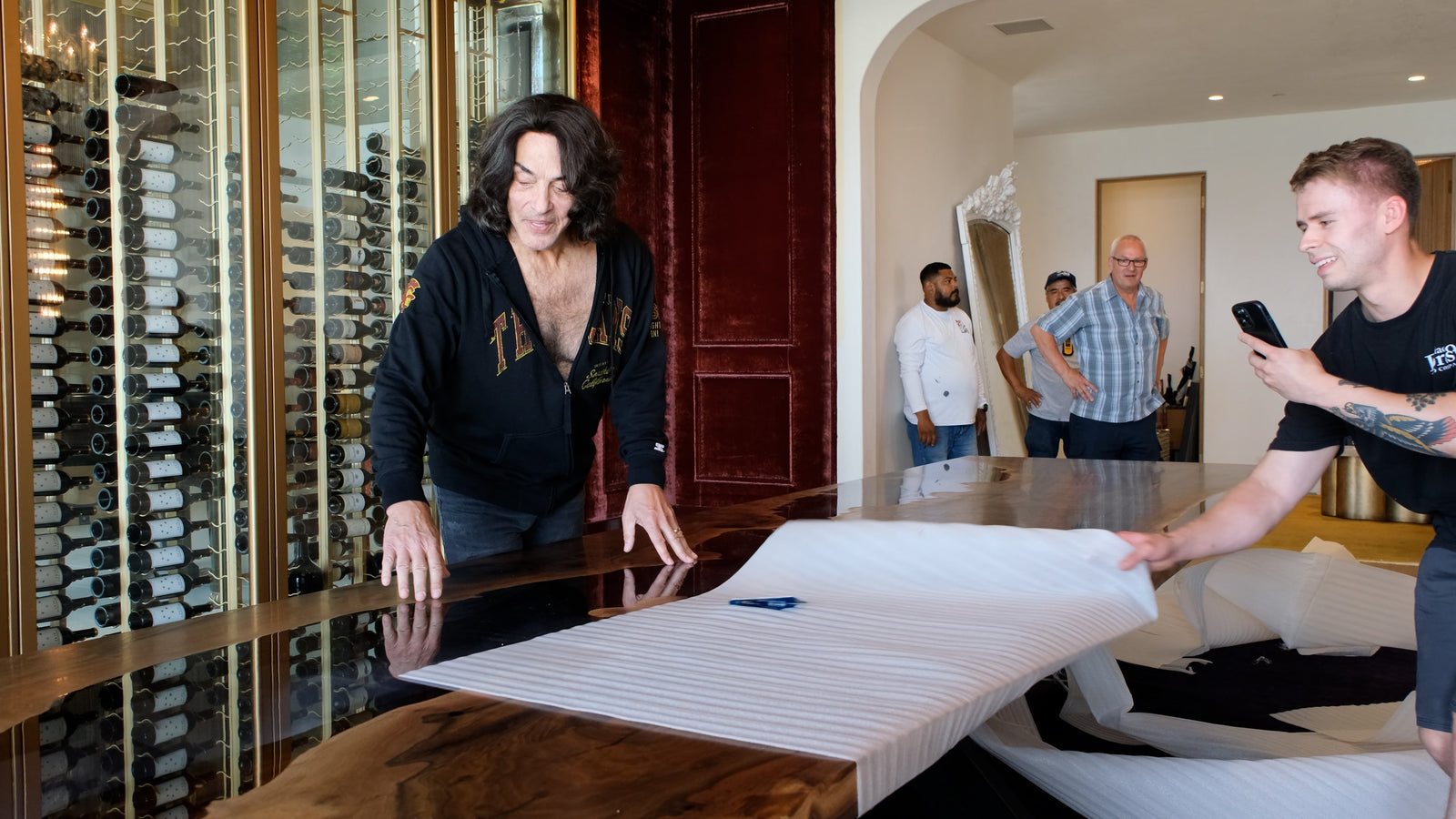 12 Steps to Build A Resin Table for Paul Stanley of KISS