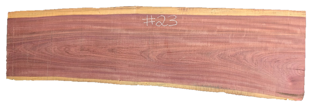 Purpleheart 5/4 Live Edge #023