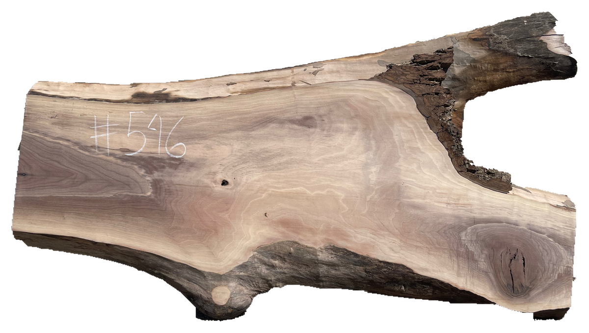 Black Walnut 10/4 Live Edge #546