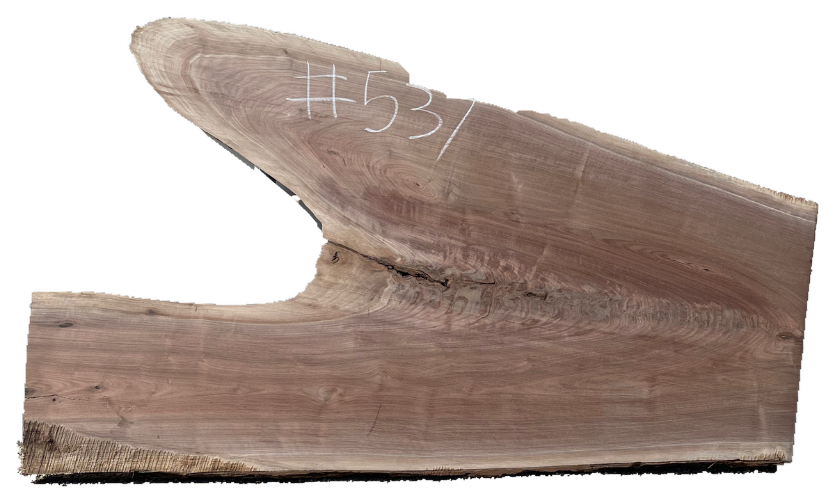 Black Walnut 10/4 Live Edge #537