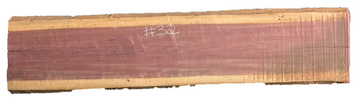 Purpleheart 5/4 Live Edge #032
