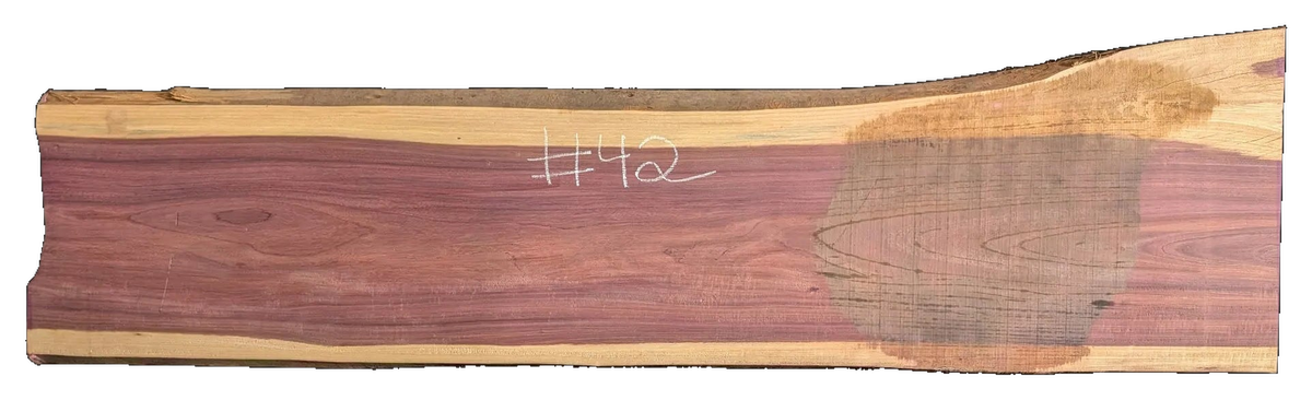 Purpleheart 5/4 Live Edge #042