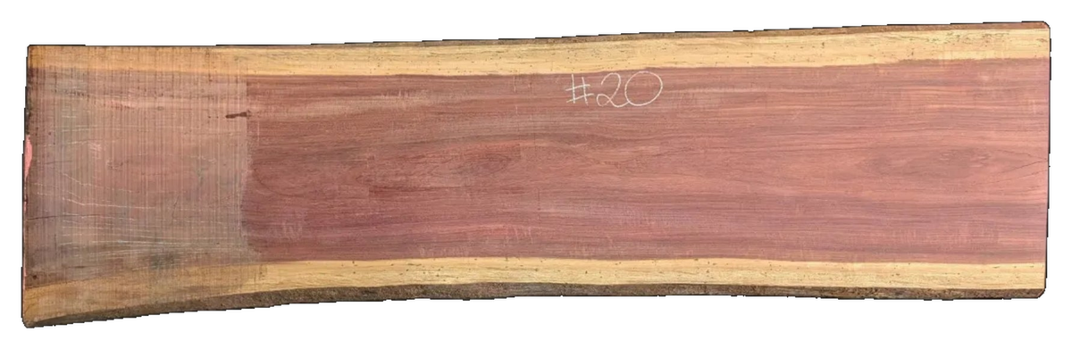Purpleheart 5/4 Live Edge #020