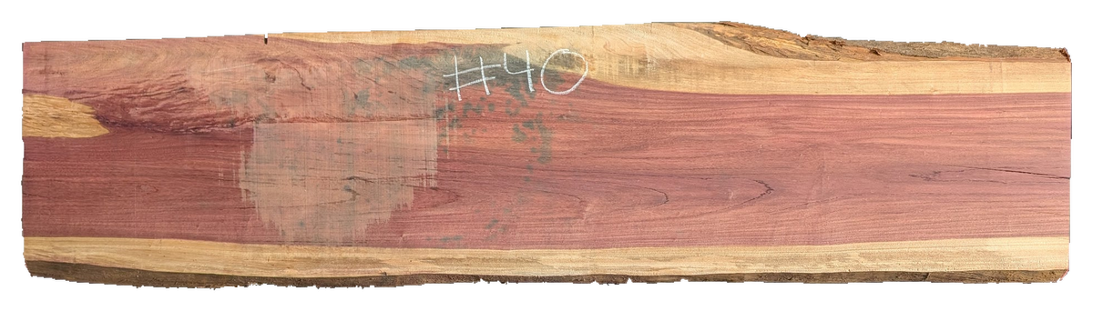 Purpleheart 5/4 Live Edge #040