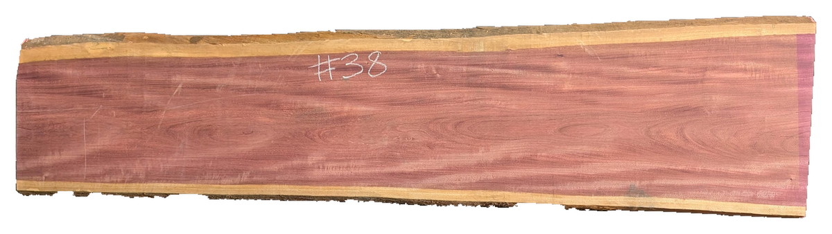 Purpleheart 5/4 Live Edge #038