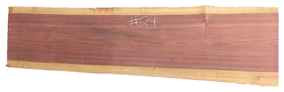 Purpleheart 5/4 Live Edge #024
