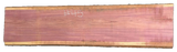 Purpleheart 5/4 Live Edge #045