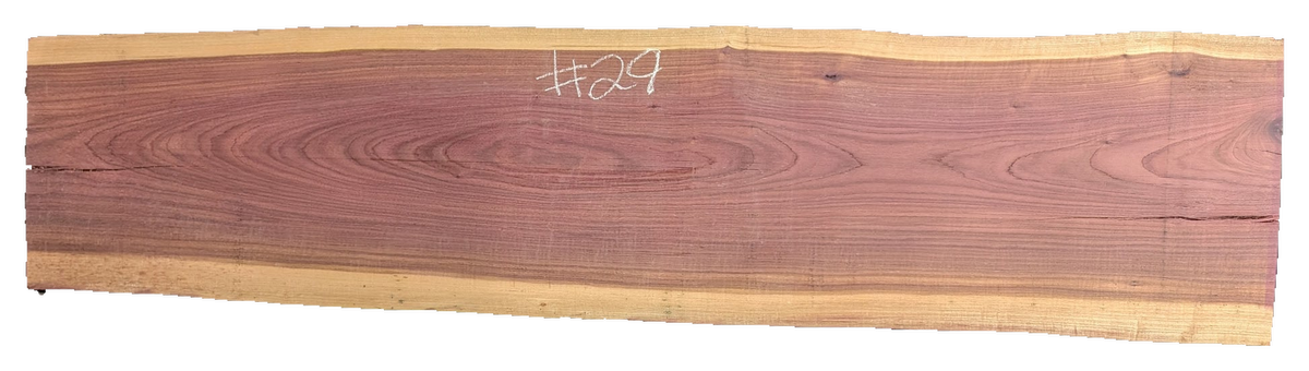 Purpleheart 5/4 Live Edge #029