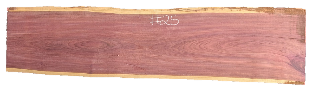 Purpleheart 5/4 Live Edge #025