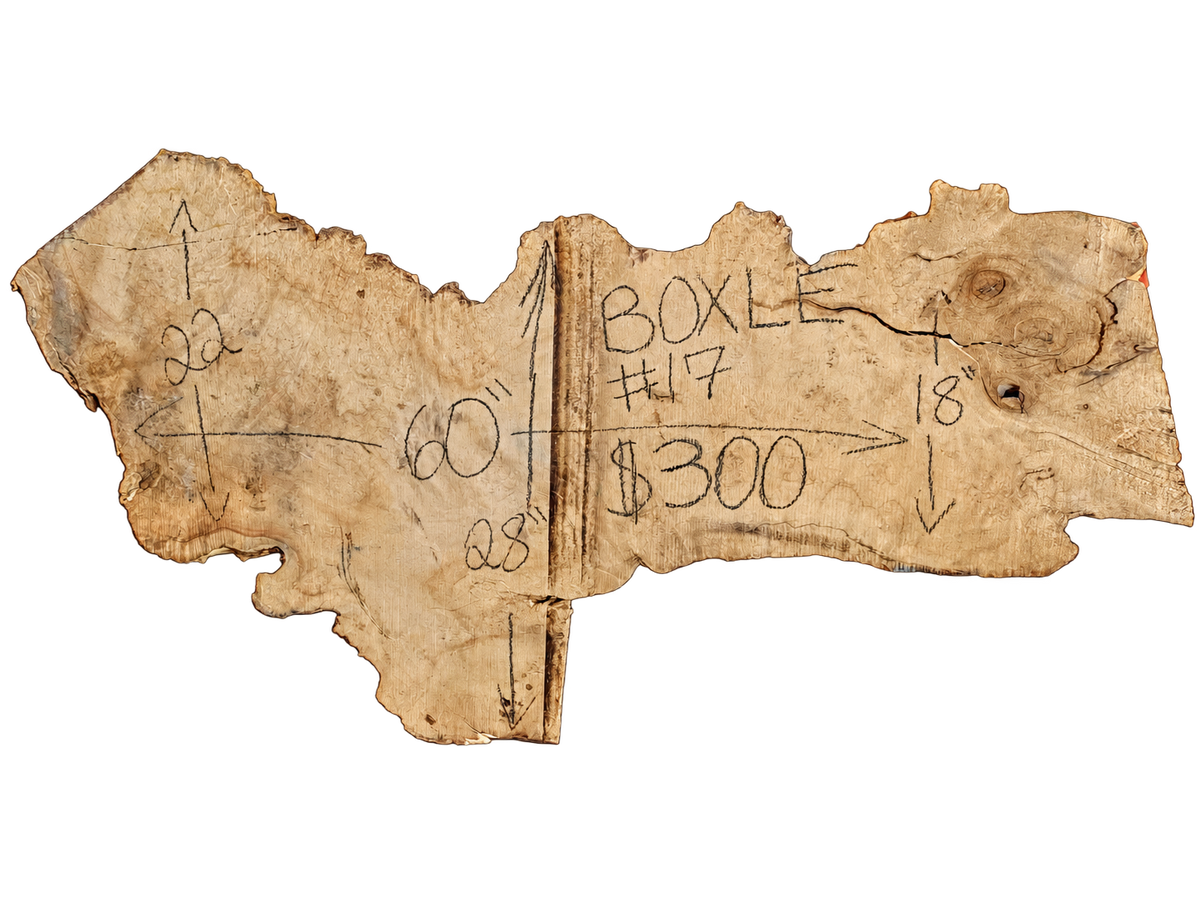 Maple, Box Elder Live Edge #017