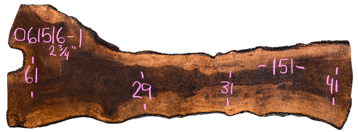 Black Walnut Live Edge #061516-01