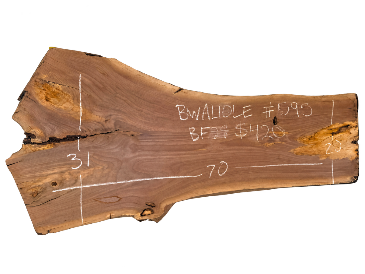 Black Walnut 10/4 Live Edge #595