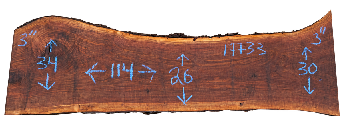 Claro Walnut Slab #17733