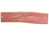 Purpleheart 5/4 Live Edge #037
