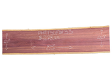Purpleheart 5/4 Live Edge #033