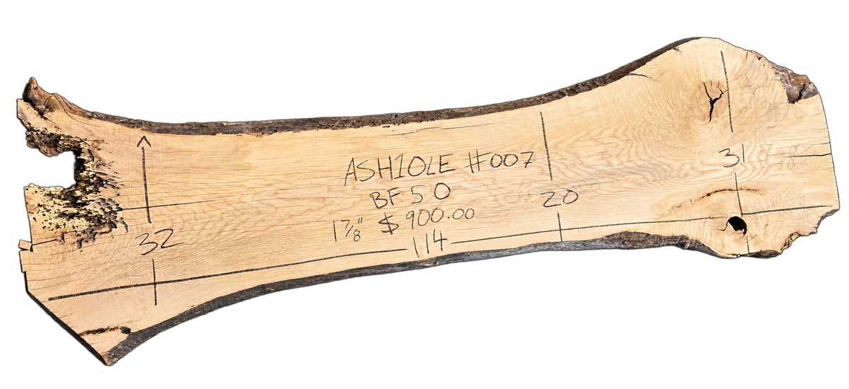 Ash 10/4 Live Edge #007