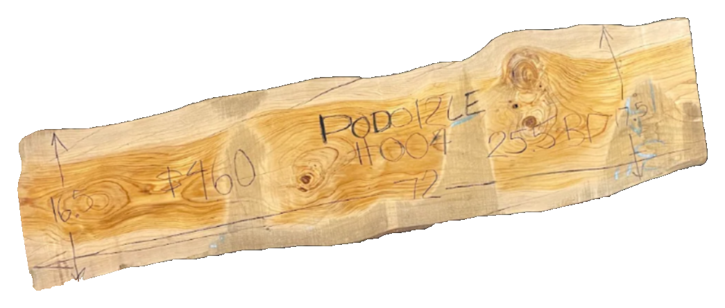 Podocarpus 12/4 Live Edge #004