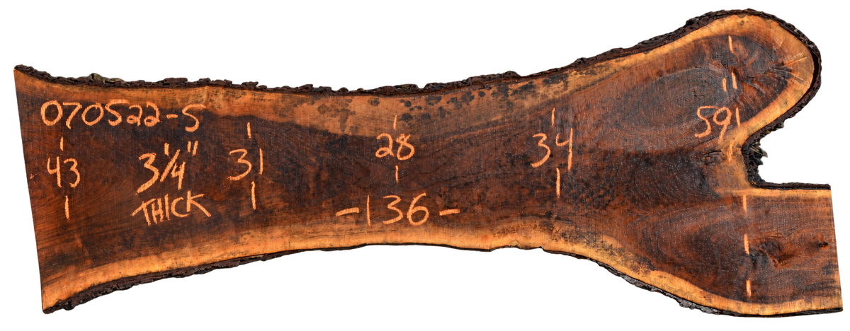 Black Walnut Live Edge #070522-05