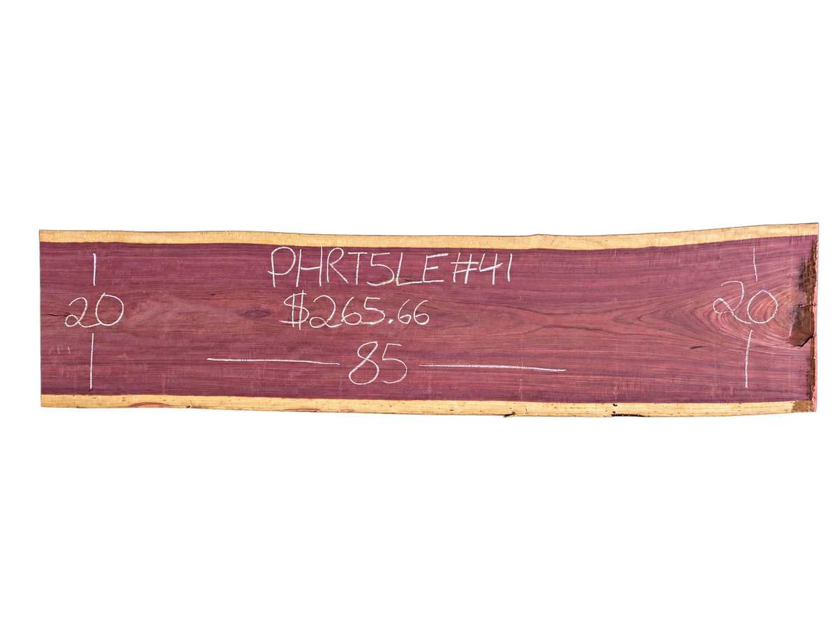 Purpleheart 5/4 Live Edge #041