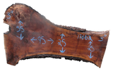 Claro Walnut Slab #17662