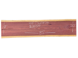 Purpleheart 5/4 Live Edge #036