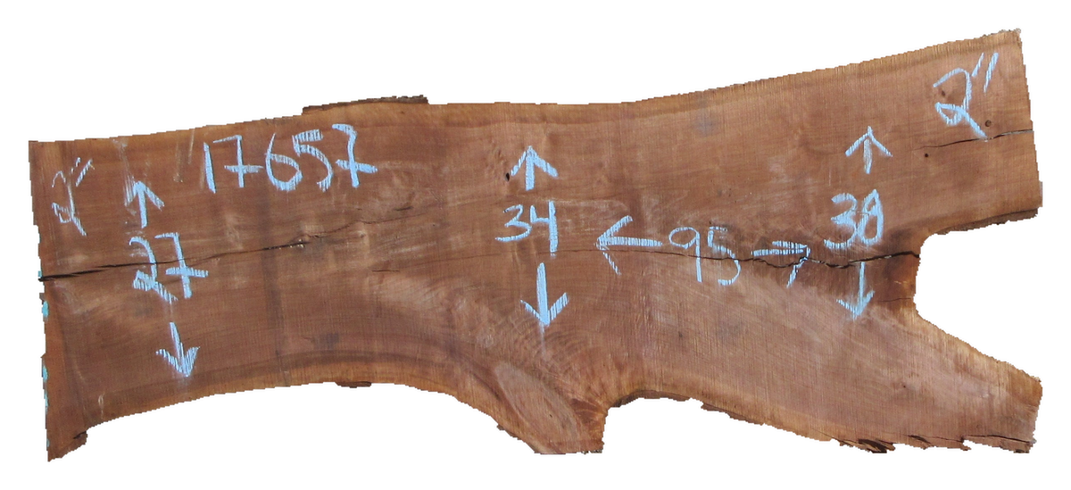 Claro Walnut Slab #17657