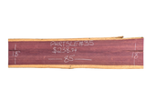 Purpleheart 5/4 Live Edge #035