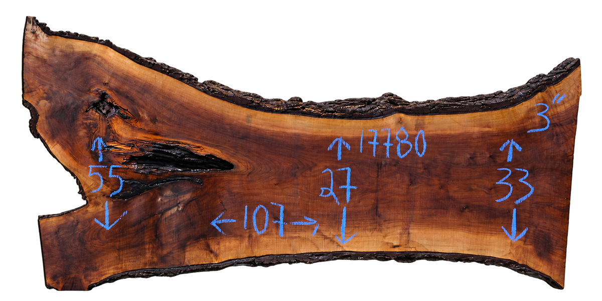 Claro Walnut Slab #17780