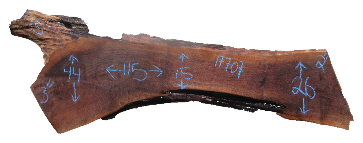 Claro Walnut Slab #17707