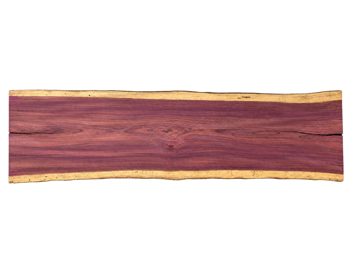 Purpleheart 5/4 Live Edge #034