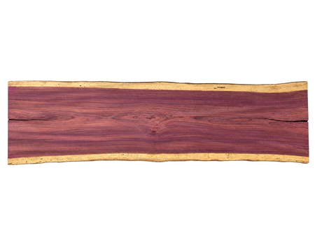 Purpleheart 5/4 Live Edge #034