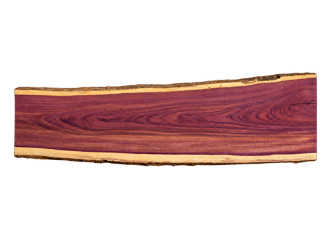 Purpleheart 5/4 Live Edge #023