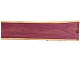Purpleheart 5/4 Live Edge #041