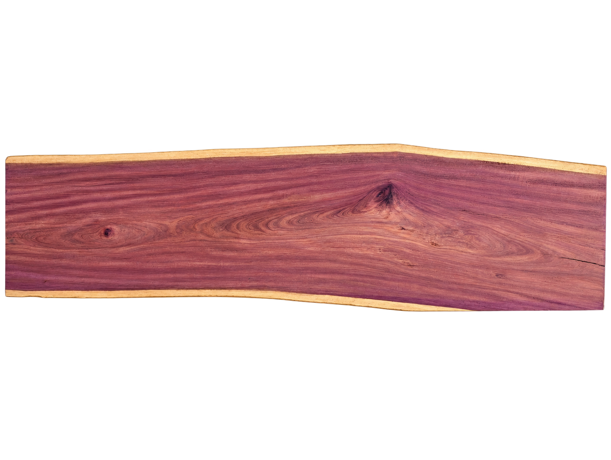 Purpleheart 5/4 Live Edge #037