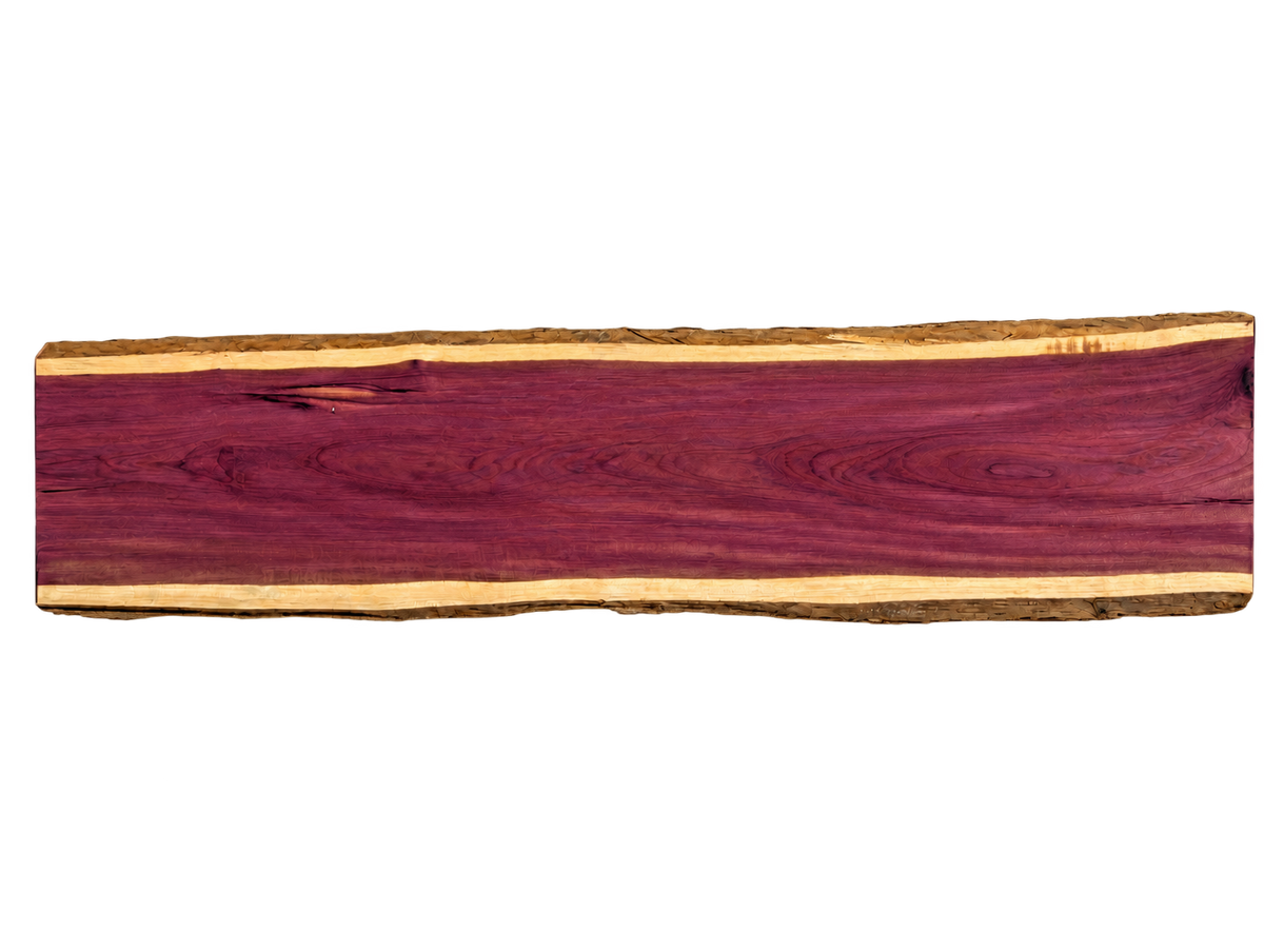 Purpleheart 5/4 Live Edge #025