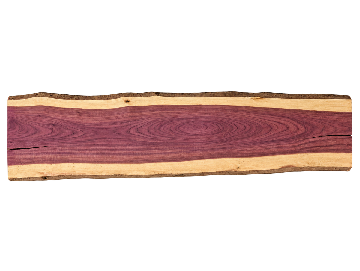 Purpleheart 5/4 Live Edge #029