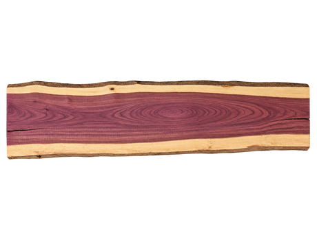 Purpleheart 5/4 Live Edge #029