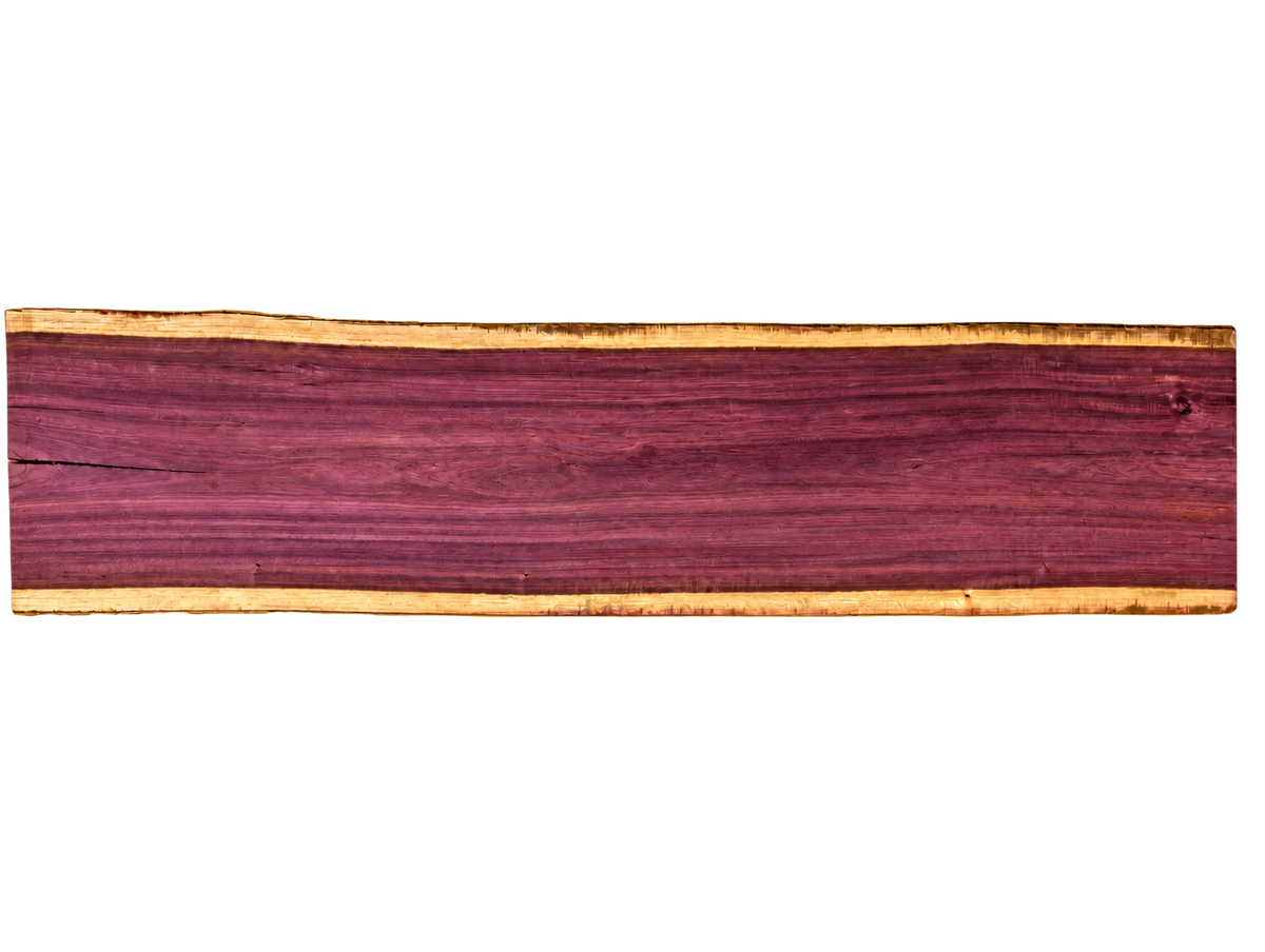 Purpleheart 5/4 Live Edge #026