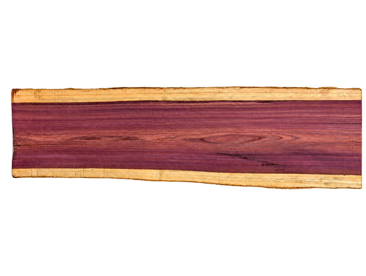 Purpleheart 5/4 Live Edge #027