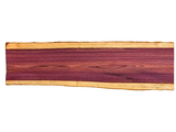 Purpleheart 5/4 Live Edge #027