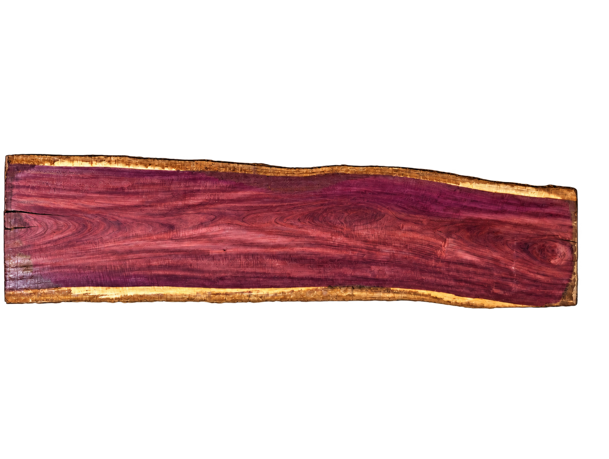 Purpleheart 5/4 Live Edge #022