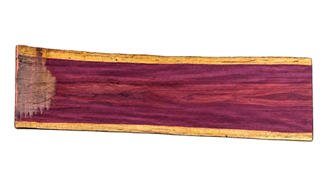 Purpleheart 5/4 Live Edge #020